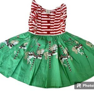 Eleanor Rose Christmas Carousel Dress Size 4